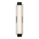 Alai 25-in Urban Bronze/Ribbed Glass LED Wall Vanity - WV374225UBCR
