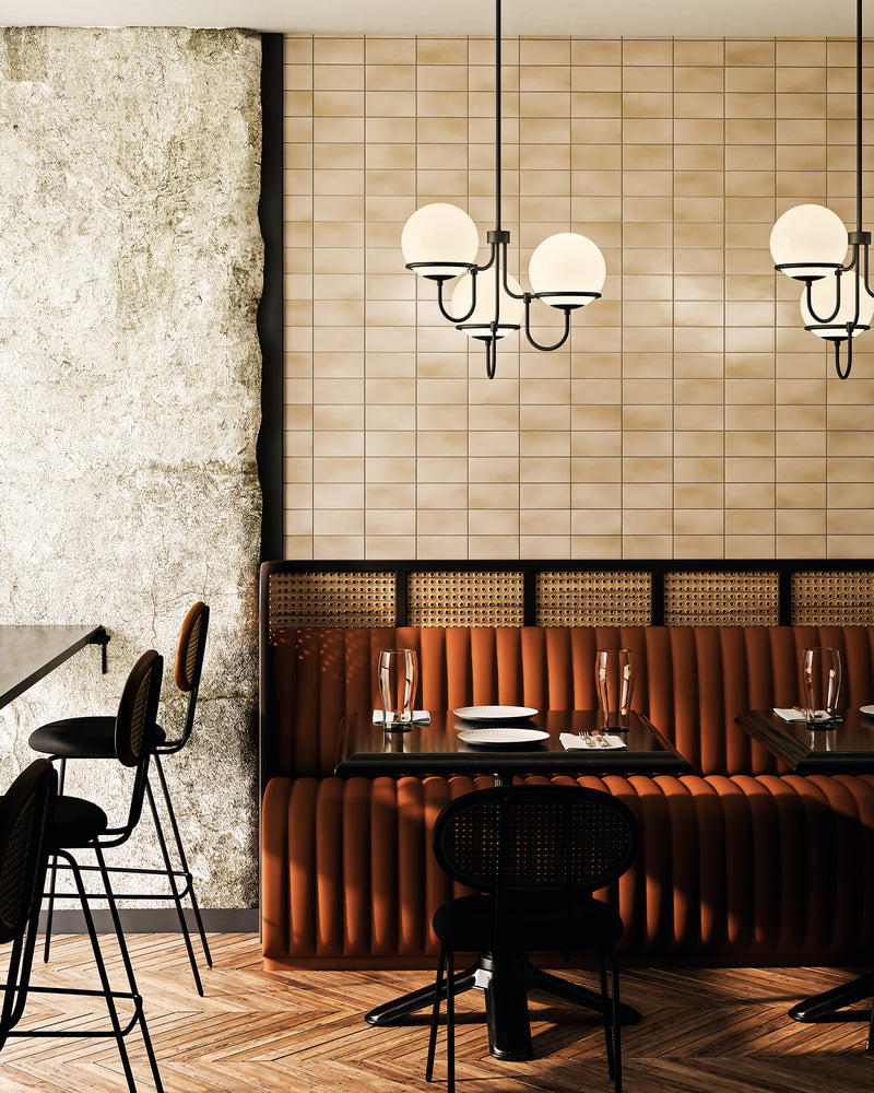 Alba 23-in Matte Black/Opal Glass 3 Lights Chandelier - CH458323MBOP