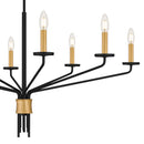 Alexander Chandelier 8 lights matte black - ALEX5040MBK