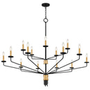 Alexander Chandelier 15 lights matte black - ALEX5055MBK
