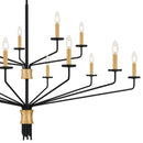 Alexander Chandelier 15 lights matte black - ALEX5055MBK