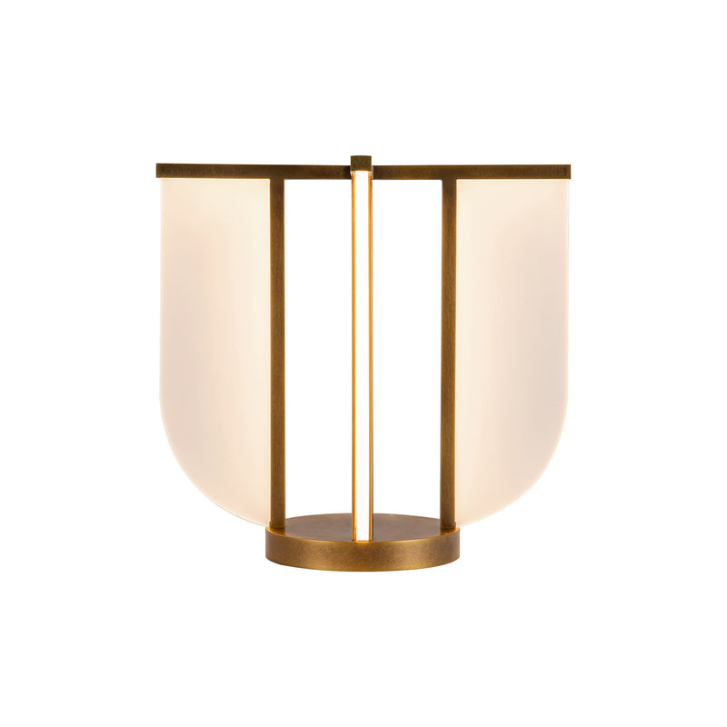 Anders 16-in Vintage Brass LED Table Lamp - TL336815VB