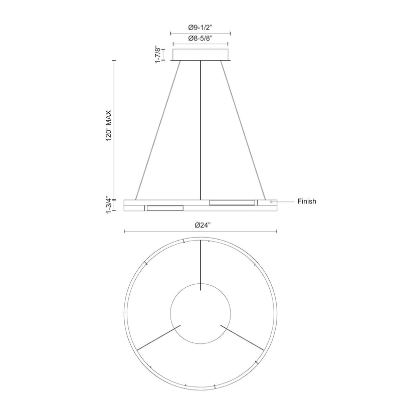 Anello Minor - pendant - PD52724-BK