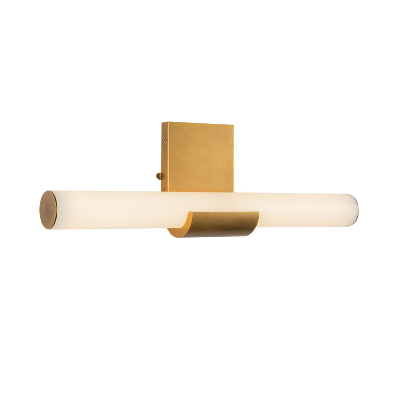 Apollo 6-in Vintage Brass LED Wall Vanity - WV353020VB