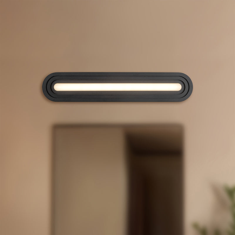Arco 24-in Black LED Vanity Light - VL21324-BK-UNV