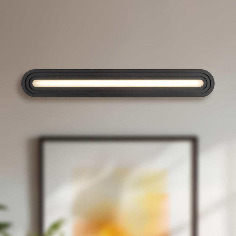 Arco 32-in Black LED Vanity Light - VL21332-BK-UNV
