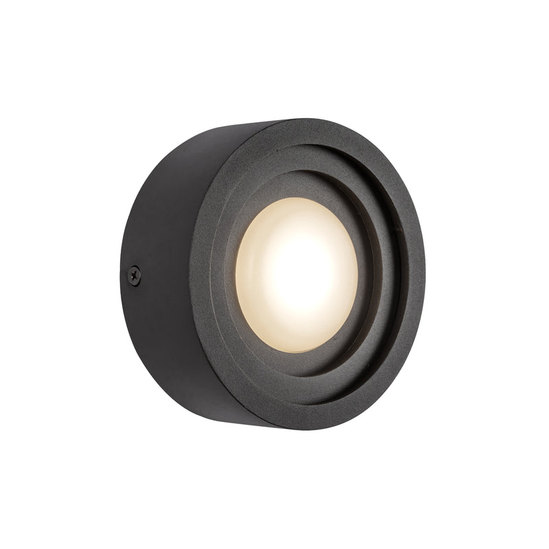Arco 5-in Black LED Wall Sconce - WS21305-BK