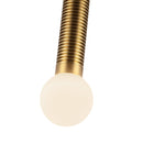 Arden 14-in Brushed Gold/Opal Glass LED Wall/Vanity Light - WV612114BGOP-UNV