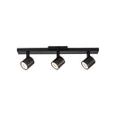 Arnold 3-Head Black LED Track Lights - TR19021-BK-5CCT-UNV-010