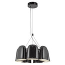 Bell 20-in Glossy Black LED Chandelier - CH21120-GBK-UNV
