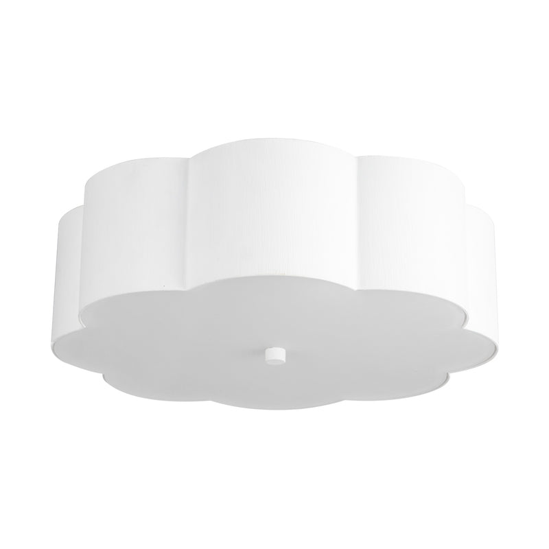 Blossom 14-in Antique White Socket Flush Mount - FM603314AW