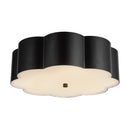 Blossom 14-in Matte Black Socket Flush Mount - FM603314MB