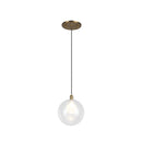 Bolla 5-in Brushed Gold LED Pendant - PD3106-BG