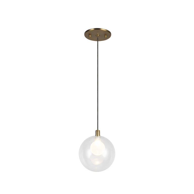 Bolla 5-in Brushed Gold LED Pendant - PD3106-BG