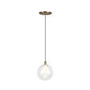 Bolla 5-in Brushed Gold LED Pendant - PD3106-BG