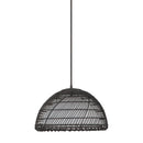 Bondi 16-in Matte Black/Opal 1 Light Pendant - PD631416MBOP