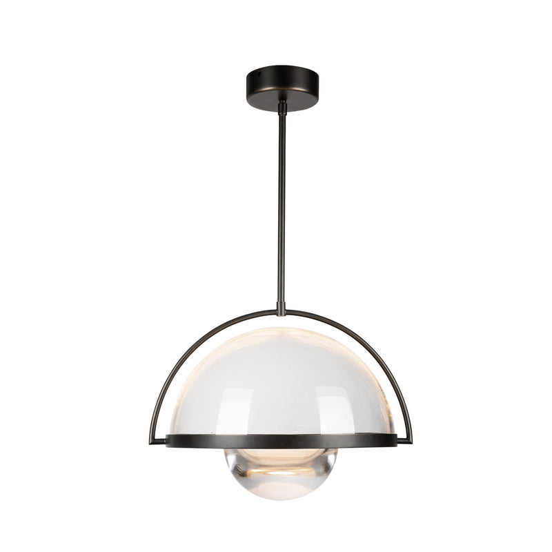 Bowery 14-in Urban Bronze LED Pendant - PD20716-UB-UNV