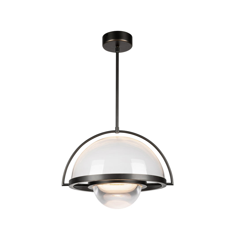 Bowery 14-in Urban Bronze LED Pendant - PD20716-UB-UNV