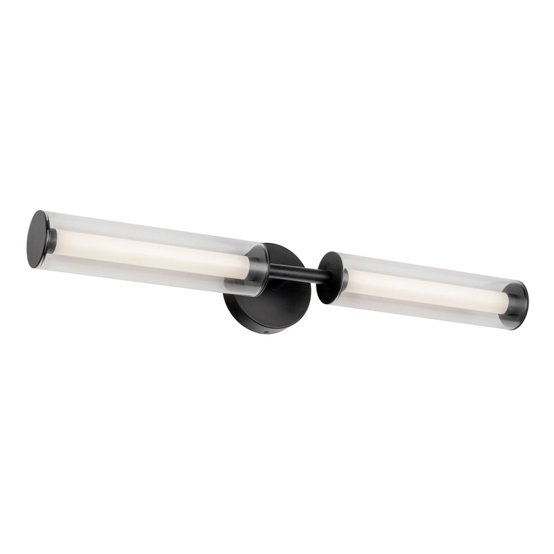 Braga 28-in Black LED Vanity - VL28028-BK