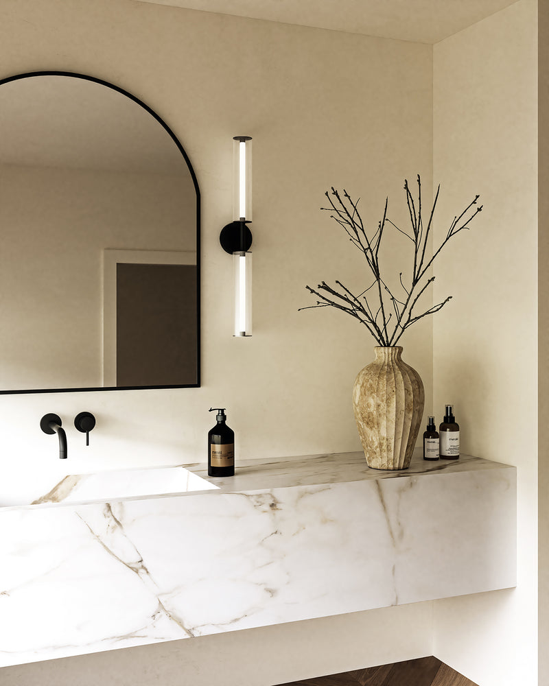 Braga 28-in Black LED Vanity - VL28028-BK