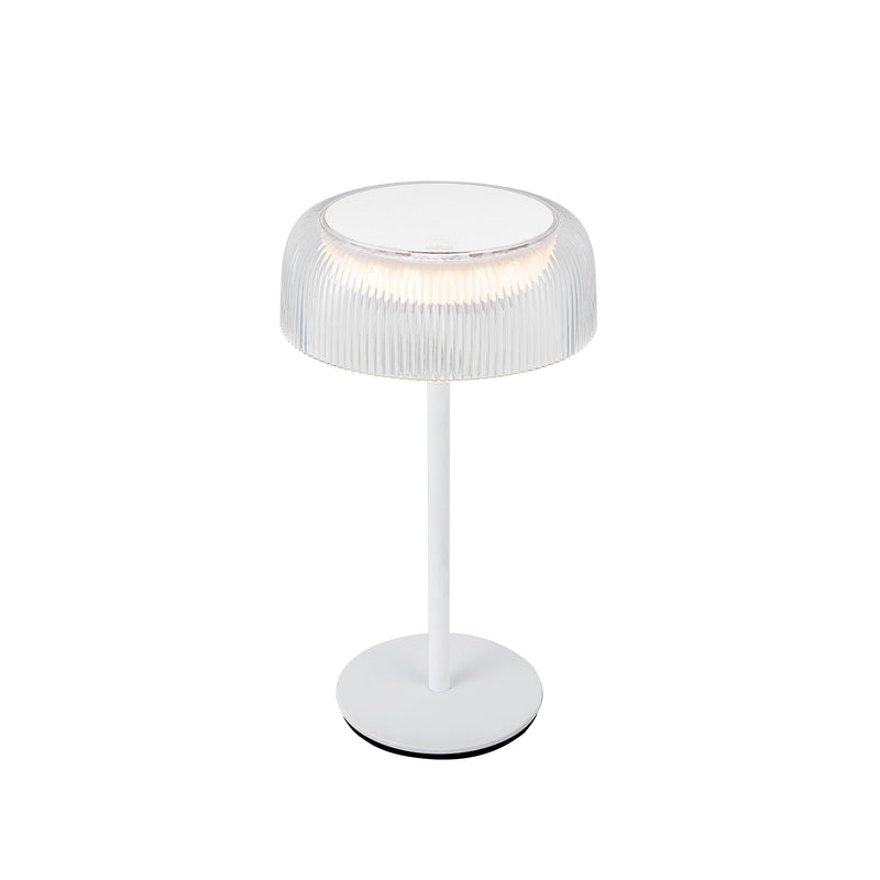 Brilla 6-in White LED Table Lamp - TL68211-WH