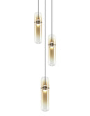 AMULET - Champagne Gold multi pendant - C32603CGAM