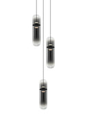 AMULET - Matte Black multi pendant - C32603MBSM