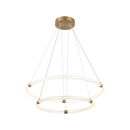 INKARA - Aged Gold Brass pendant - C34856AG