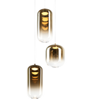 Refrax - Aged Gold Brass multi pendant - C37403AGAG