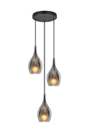 JERICHO - Matte Black pendant - C37503MBSM