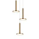 EXTRATERRESTRIAL - Aged Gold Brass multi pendant - C37703AG