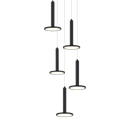 EXTRATERRESTRIAL - Matte Black multi pendant - C37705MB