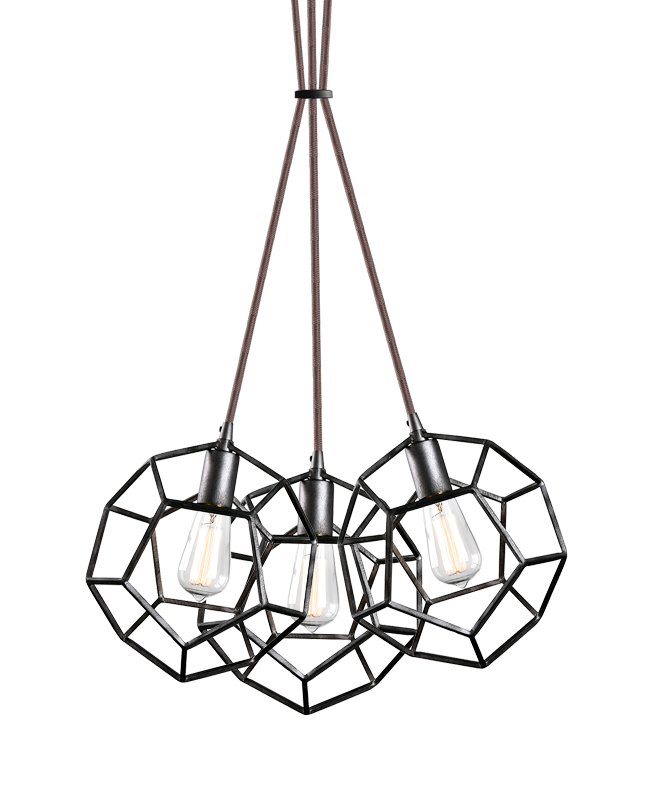 Geometry Series - multi-light pendant - C54633RB