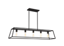 Candor - Rusty Black linear chandelier - C57015RB