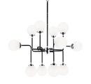 Particles - Black & Chrome pendant - C58212CHOP