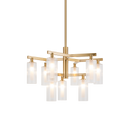 KRISTOF - Aged Gold Brass chandelier - C60809AG