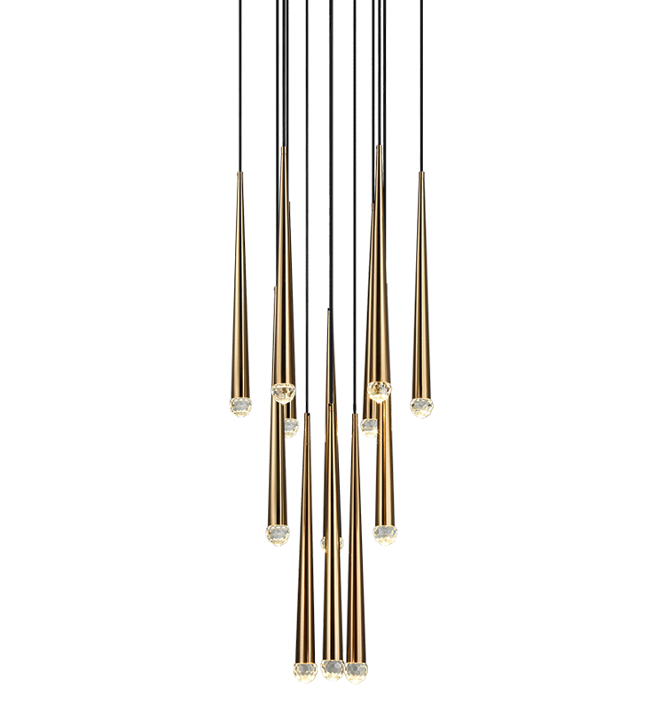 RENAIE - multi-light pendant - C62712AG