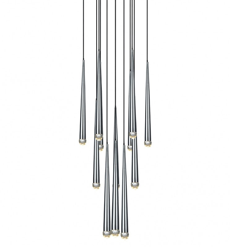RENAIE - multi-light pendant - C62712CH