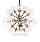 Soleil - Aged Gold Brass chandelier - C62818AGCL