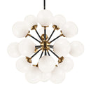 Soleil - Aged Gold Brass chandelier - C62818AGOP