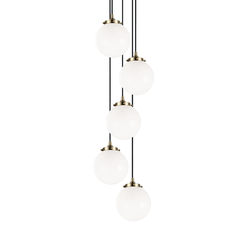 The Bougie - multi-light pendant - C63005AGOP