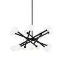 Matchstix - chandelier - C64614BKOP