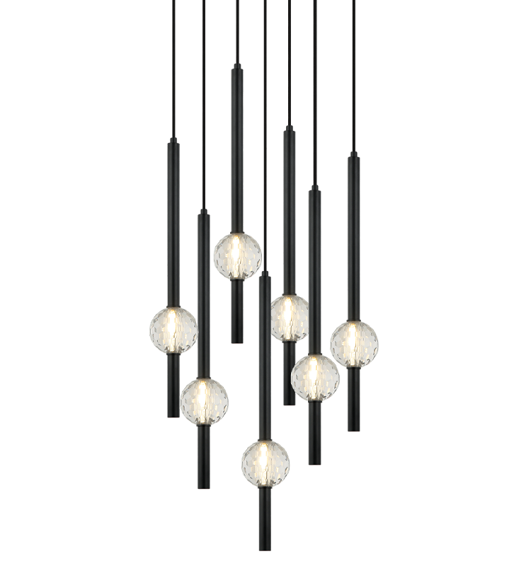 WINDCHIMER - multi-light pendant - C68907MB