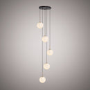 Pearl 5-Light Chandelier C77705-AB/BK