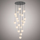 Pearl 21-Light Chandelier C77721-AB/BK