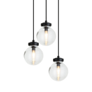 Ridge - Matte Black multi pendant - C84003MBCL