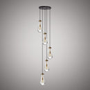 Loft 5-light Chandelier C88805-AB/BK