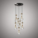Loft 7-light Chandelier C88807-AB/BK