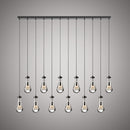 Loft 12-light Chandelier C88812-L-BK