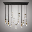 Loft 13-light Chandelier C88813-L-AB/BK